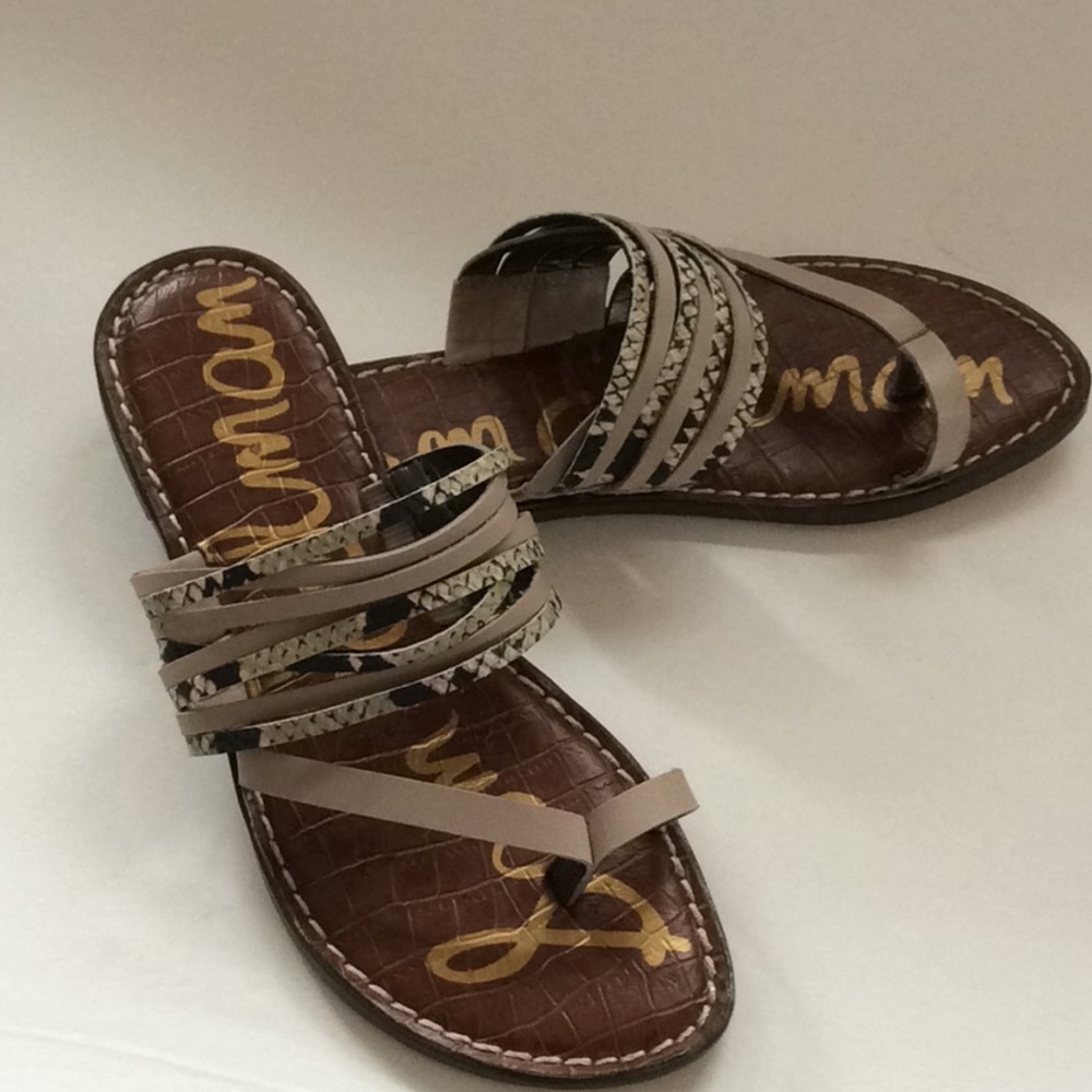 NEW Sam Edelman python sandals - Picture 8 of 8